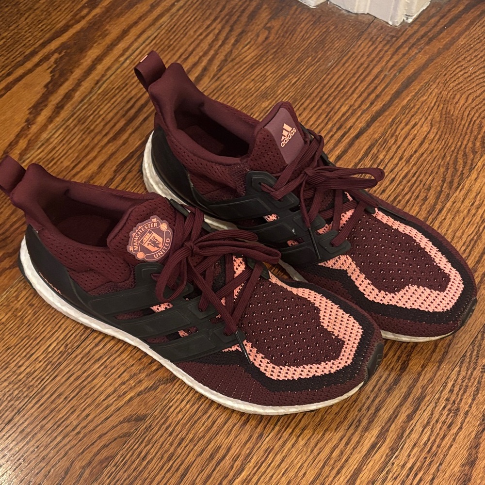 Adidas Women's Burgundy and Coral Athletic Shoes